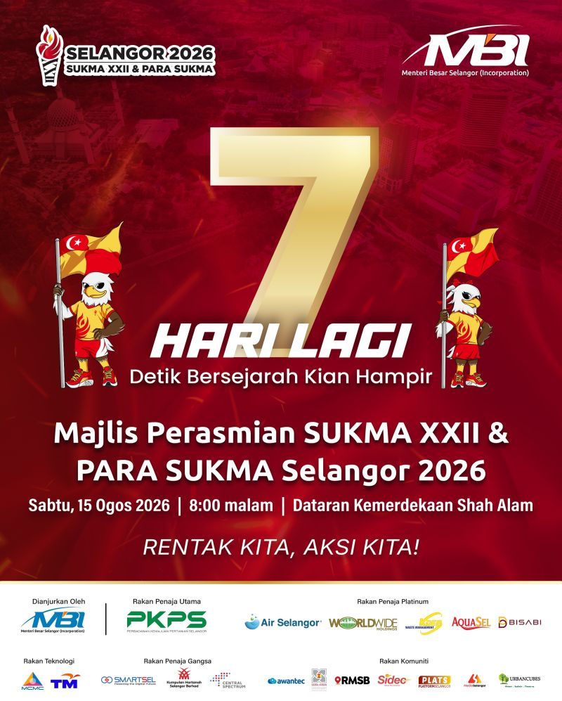 Selangor Bakal Bersorak! Anda Sudah Bersedia!